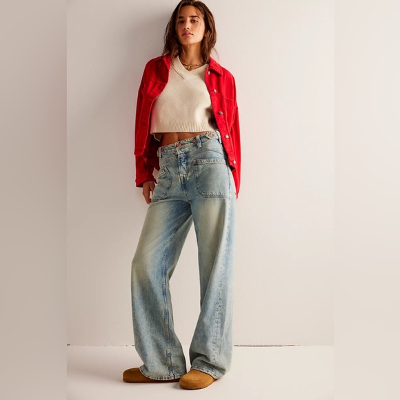 We The Free Palmer Cuffed Jean in La La Land Sz 26 - Picture 4 of 8